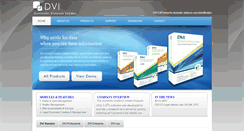Desktop Screenshot of dvisoftware.com